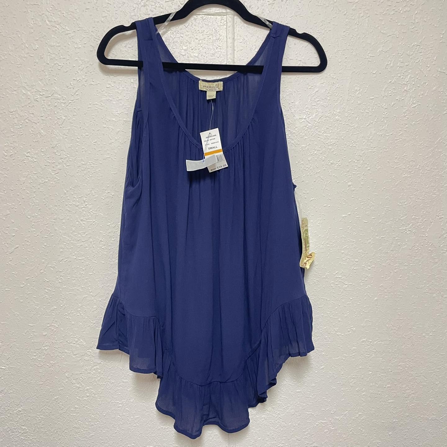 Tank Top One World Size Small