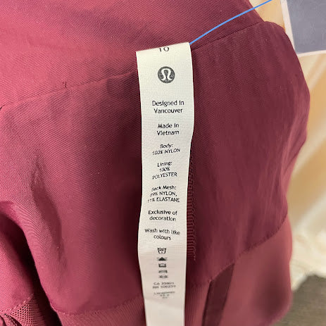 Activewear Lululemon Size 10