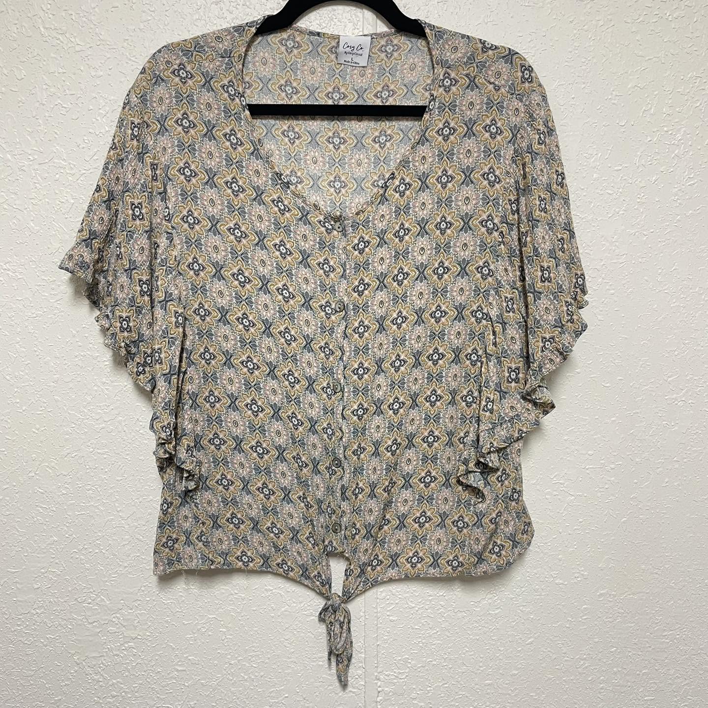Top Cozy Casual Size Large