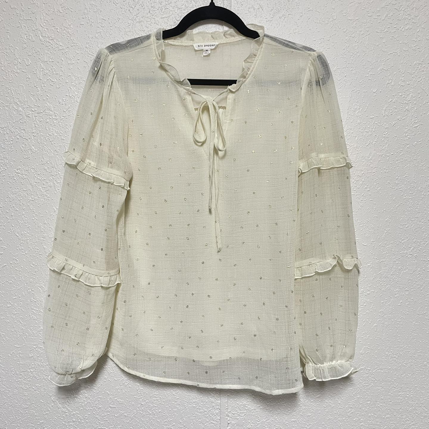 Top blu pepper Size Medium